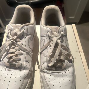 Nike White AF1 Sneakers